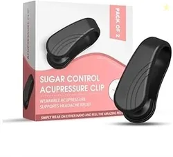 Pack of 2 Acupressure Clip for diabetics  LI4 Sugar Control Acupressur