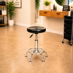 Ngfc Doctor Stool with Adjustable Height Wheels and Bonded Leather Uph