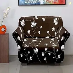 Amazon Brand - Solimo Polyester Streachable Sofa Cover - (Single Seate