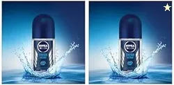 Nivea Fresh Active Deodorant Roll On For Men 50ml (Pack of 2)