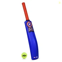 Starter Cricket Bat and Ball Set for Kids 3+ Years, Avenger Captain Am