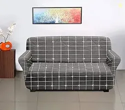 Amazon Brand - Solimo Polyester Streachable Sofa Cover - (3 Seater Che