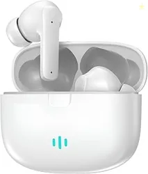 YW16 Truly Wireless Earbuds TWS | ANC & High Bass | Upto 40 Hrs Playtime | Bluetooth V5.4 | Quad Mics with AI-ENC | 40ms Low Latency Gaming | Breathin