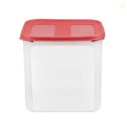 Cutting EDGE 2X Series 4.5L Airtight Modular Container, Set of 1 (Dark Red) | Plastic Material, 1 Piece Set, Capacity 4.5 L, Kitchen Organization, Mul