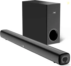 boAt Aavante Bar Mystiq, 100W Signature Sound, 2.1 CH, Multi-Connectivity Modes, EQ Modes, Remote Control, Bluetooth Sound Bar, Home Theatre Soundbar