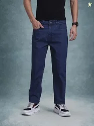 Roadster Men Straight Fit Mid Rise Blue Jeans