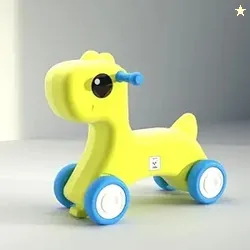 Lifelong Cuppy Horse Ride On for Kids 1+ Years|Sturdy & Round Edges Push Ride|Safe & Durable|Load Capacity 35kg|Indoor Outdoor Play Toy Vehicle for Bo