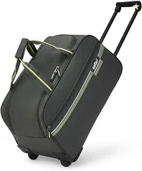 Polyester in-Line Skate Sprinter Cabin Size Duffle Trolley Bag, Soft Carry-On Luggage, 2 Wheel Travel Duffle Bag for Men & Women, 5 Years Warranty, Gr