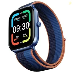 Fire-Boltt Ninja Call Pro Max Nyluxe Smart Watch 2.01" with Bluetooth Calling, Voice Assistance, SpO2 & Heart Rate Monitor, 120+ Sports Modes, IP67 Wa