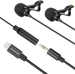 Saramonic LavMicro U1C Lavalier Lapel Microphone for iPhone Omnidirectional Condenser Mic for Live Streaming YouTube Recording Vlogging