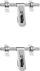 Harrison BH0821 Heavy-Duty Glossy Finish Stainless Steel Aldrop for Main Door | Door Latch for Wooden Door, Gate, Double Door, Single Door | Door Acce