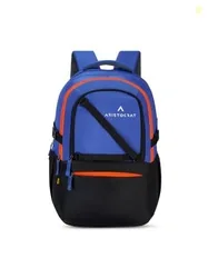 Aristocrat Hype 17 Inch Compatible Laptop Backpack 33L | Premium Durable Fabric | 2 Compartments with Side Bottle Pocket | Padded Backpanel | Office &