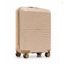 Police Origine Cabin Trolley | 65L Capacity TSA Lock 8 Smooth 360 Spinner Wheels Telescopic Handle PP Hard Shell | Lightweight 20" Cabin Luggage for