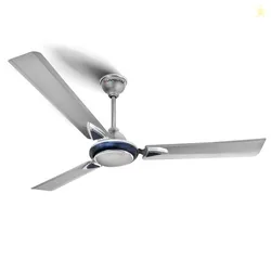 LONGWAY Starlite-1 P1 1200 mm/48 inch Ultra High Speed 3 Blade Anti-Dust Decorative Star Rated Ceiling Fan 2 Years Warranty (Silver Blue Pack of 1)