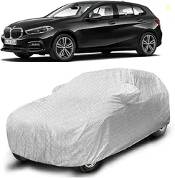 Sulfar 100% Waterproof Car Body Cover Compatible with Mirror for BMW 1 Series with Long Lasting Durable Material (Triple Stitched, Full Bottom Elastic