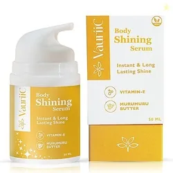 Skin Shining Serum Shimmer for Glowing Skin - Radiant Complexion | Luminous Glow | Intense Hydration | Lightweight & Non-Greasy Body Shimmer with Vita