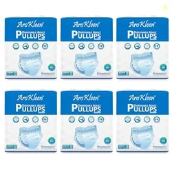 AROKLEEN Premium Adult Pull-Up Diaper Pants Medium Size 60 Count | Waist Size 61-115 CM | 24-45