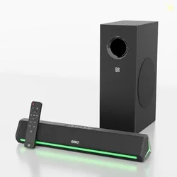 GOVO GOSURROUND 600 | 90W Soundbar | 2.1 Channel Home Theatre | Deep Bass from 4 Subwoofer | BT v5.3, HDMI, AUX, USB Connectivity | 5 EQ Modes
