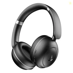 boAt 2025 Launch Rockerz Prime 415 360 Spatial Audio, 120H Battery, 40mm Drivers, AI-ENx Tech, Beast Mode, ASAP Charge & App Support, Bluetooth Headphones, Wireless Headphone with Mic (Black Sabre)