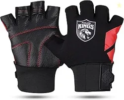 X Punjab Kings Talon Training Gloves  Leather Palm Grip, Breathable Airflow Back, Wrist Support for Gym, Weight Training & Workouts, Small