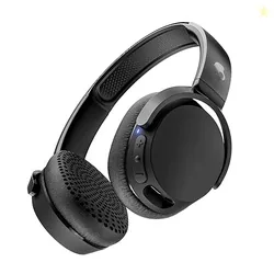 Skullcandy Riff 2 On-Ear Wireless Headphones, 34 Hr Battery, Microphone, Works with iPhone Android and Bluetooth Devices - Black