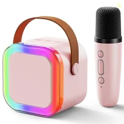 Kids Karaoke Machine for Girls: Professional Wireless Mini Portable Bluetooth Speaker with Microphone - Kids Music Singing Toys for 4,5,6,7,8,9,10 Yea