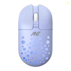 Ant Value FKAPU05 1600 DPI Wireless Mouse - Light Purple