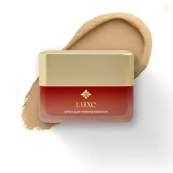 Luxe Infinite Glow Hydrating Foundation | Luxury Makeup | Ayurvedic Skin-Loving Formula | Soft Matte Finish | Non-Cakey & Long-Lasting (TOFFEE)