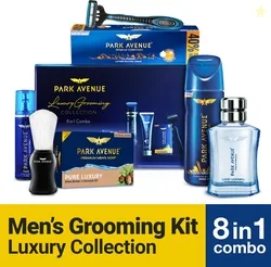 PARK AVENUE Luxury Grooming Kit for Men (8 Items in the set)