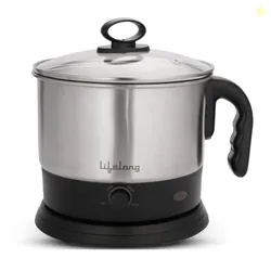 Lifelong Electric Multi Kettle | Multifunction Cooker Kettle 1.5L | Boiling Milk, Eggs, Maggi, Soup & Noodles | 600W Stainless Steel Body, Fast Heatin