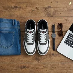 KILLER Men Trendy Lace-Up Sneakers | Modern Everyday Casual Shoes Sneakers For Men