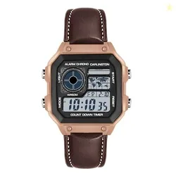 Carlington Endurance Series Digital Wrist Watches for Men with Transparent Case Cover - CT_9079
