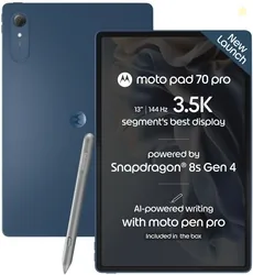 MOTOROLA Pad 70 Pro In box Moto active sylus 8 GB RAM 256 GB ROM ...more