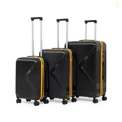 ACEPACK - MEGATRON Set Of 3 Pieces (Small + Medium + Large) Trolley Bag, Lightweight Luggage Suitcase With Spinner 8 Wheel, Unbreakable Polypropylene