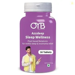 OYB Melatonin 10mg Sleep Supplement | Plant-Based Melatonin Capsules for Deep Sleep & Restful Nights | Supports Healthy Sleep Cycle, Relaxation & Bett