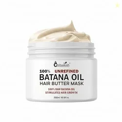 Batana Oil Hair Mask for Thicker Fuller Smooth Hair Roots Conditioner Anti-Frizz Prevents Loss 200ml