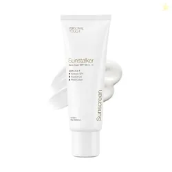 Personal Touch Sunscreen SPF 50 PA+++ for Face | Sunstalker Korea 3 in 1| Lightweight Sunscreen with No White Cast | Non-Greasy, Acne Safe & Oil-Free