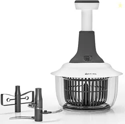 TEX-RO Push Chopper for Kitchen Use | Vegetable Cutter & Onion Chopper | Vegetable Chopper for Kitchen (1600 Ml, Plastic)