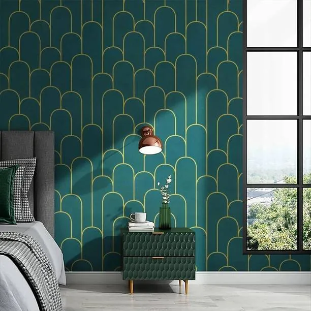 FOKRIM 300 cm x 45 cm Waterproof Decorative Vinyl Wallpaper