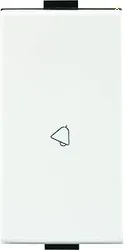 by Panasonic Roma Plus Modular Polycarbonate 1m 10A/16A Bell Push Switch (White, Pack of 20)