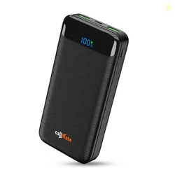 CALLMATE Chargemaster 200 Fast Charing 20000mAh Power Bank, 23W (2X QC3.0 USB Output & Type C PD), Power Delivery, Quick Charge for iPhone, Android &