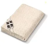 Beurer German Engineering UB 56 Double Electric Blanket I Fast Heating I Teddy bear fabric I Dual Temperature Controller I Auto Shut-Off I Machine Was