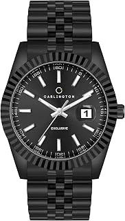 Analog Men's Watch with Stainless Steel Chain Strap, Multi-Color Dial Options, Premium Gift Watch for Men  Stylish Casual & Formal Wrist Watch - CT 8