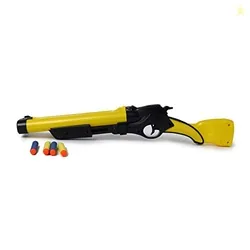 Toyzone Batman Double Barrel Shotgun-58786 | Foam Blaster Double Barrel l Gun | Safe and Long Range | Lock & Load Pump Action | 5-Play Shotgun Shells