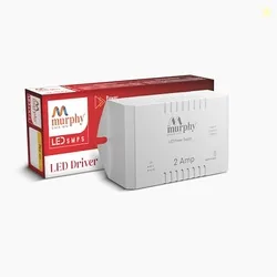 Murphy LED Strip Light Driver (White, 25W, 12V, 2A) Pack of 4 Murphy LED Strip Light Driver (White, 25W, 12V, 2A) Pack of 4