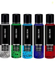 KILLER Wave, Storm, Marine, Cyclone, Ocean No Gas Deodorant Body Spray  -  For Men & Women (750 ml, Pack of 5)