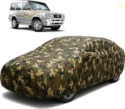 100% Waterproof Car Body Cover Compatible with Mirror for Tata Victa with Long Lasting Durable Material (Triple Stitched, Full Bottom Elastic, Camoufl
