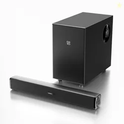 GOVO Gosurround 602 90 W Bluetooth Soundbar (Platinum Black, 2.1 Channel)