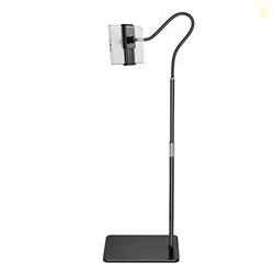 Techzere Telescopic Extendable Floor Stand Tripod for Smartphones & Tablets, Black