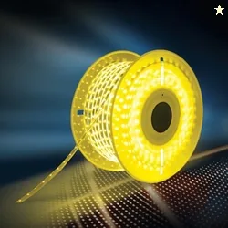 Panasonic 20 Meter LED Rope Light | IP65 Water-Proof Strip Light with 120 LED/Meter & 1 Year Warranty (Warm White, Pack of 1)